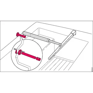 Raymarine Cantilever lunghezza standard 230mm