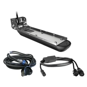Lowrance ActiveImaging 2-IN-1 Transducer with 83/200 in-hull puck (Depth only) and 9 Pin Y cable.