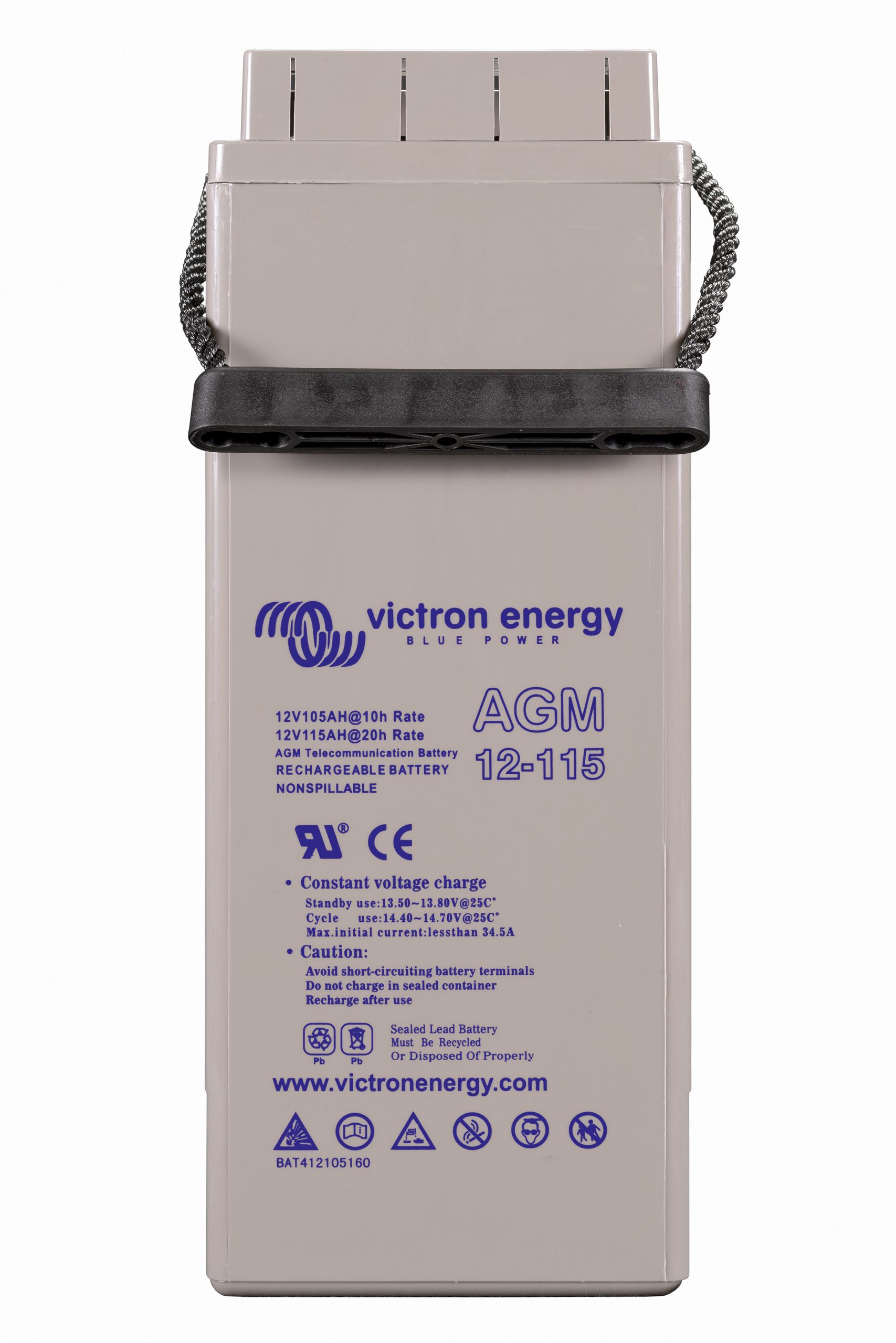 Victron Energy 12V/165Ah AGM Telecomm Batt. (M8)