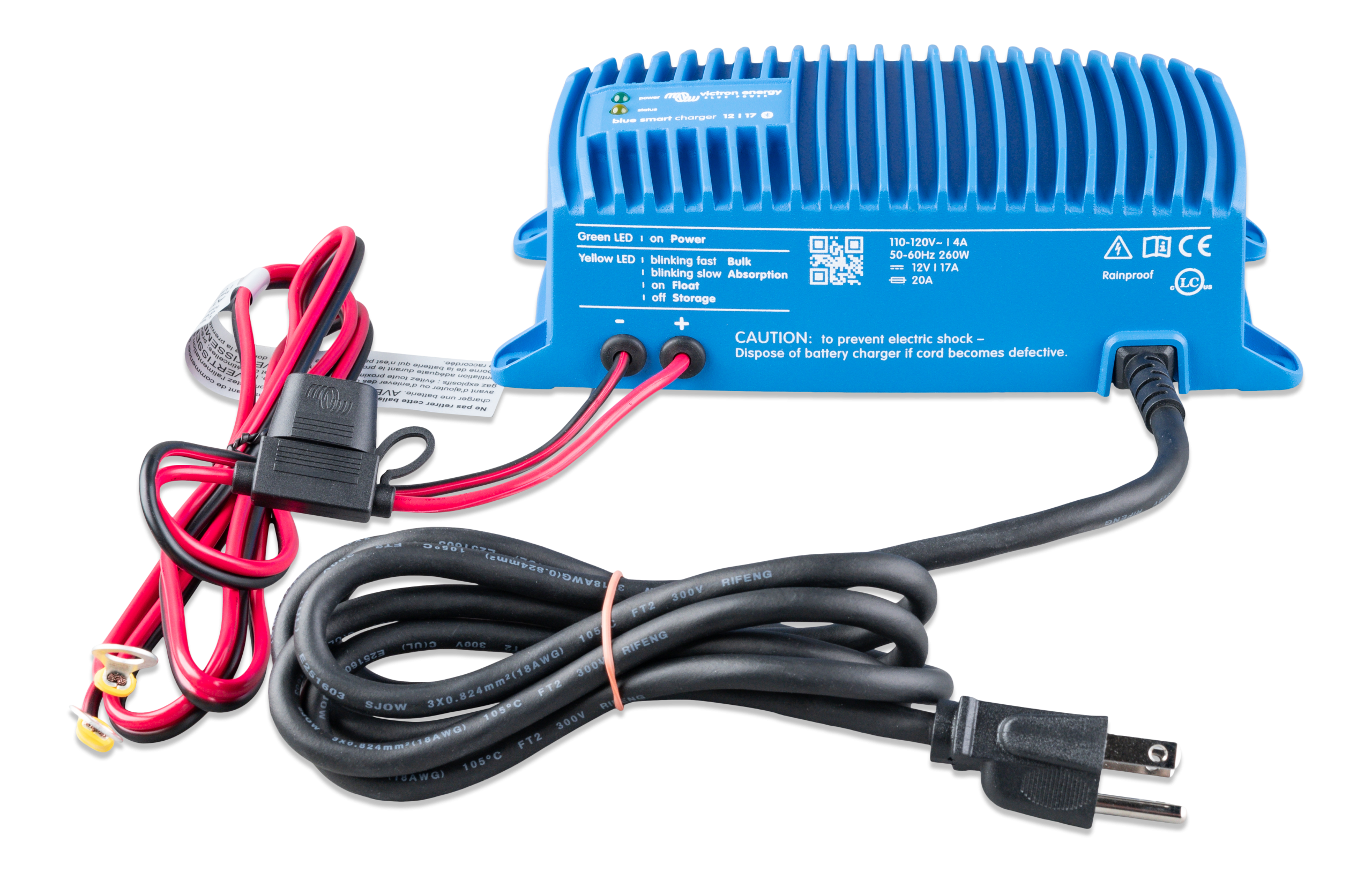 Victron Energy Blue Smart IP67 Charger 12/17(1) 120V NEMA 5-15 - immagine 5