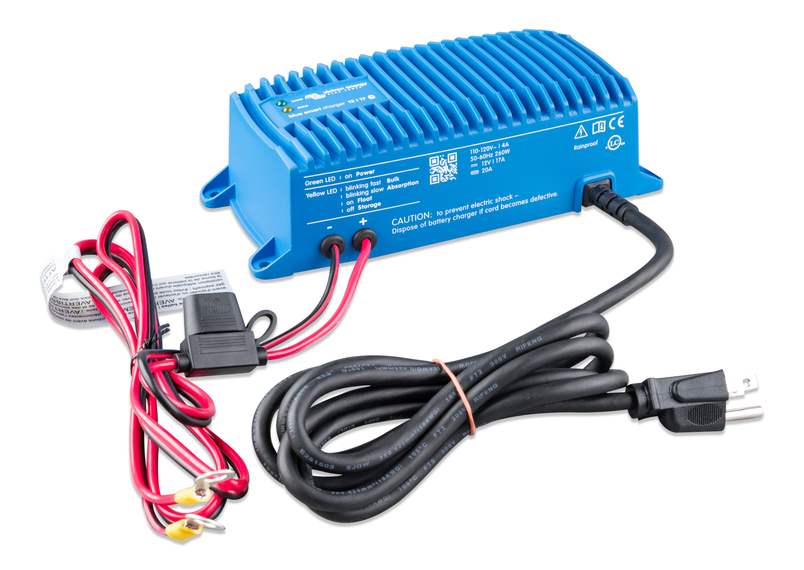 Victron Energy Blue Smart IP67 Charger 12/17(1) 120V NEMA 5-15 - immagine 3