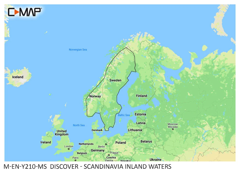 Simrad DISCOVER - Scandinavia Inland Waters