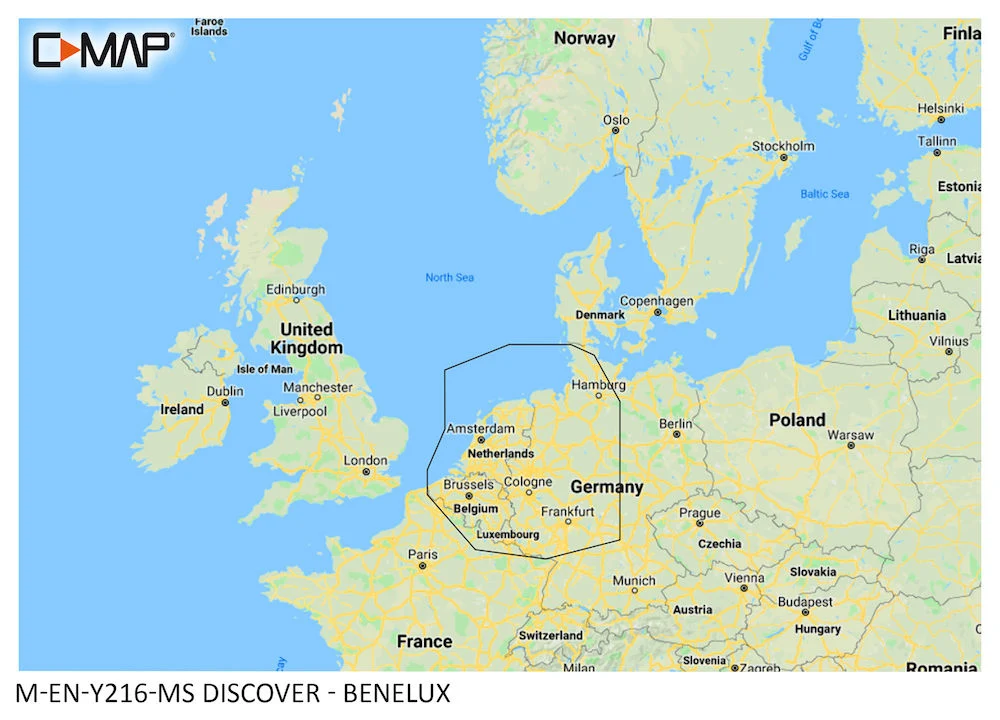 Simrad DISCOVER - Benelux Inland & Coastal