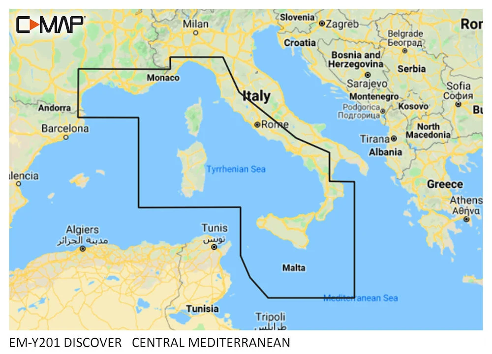 Simrad DISCOVER - Central Mediterranean